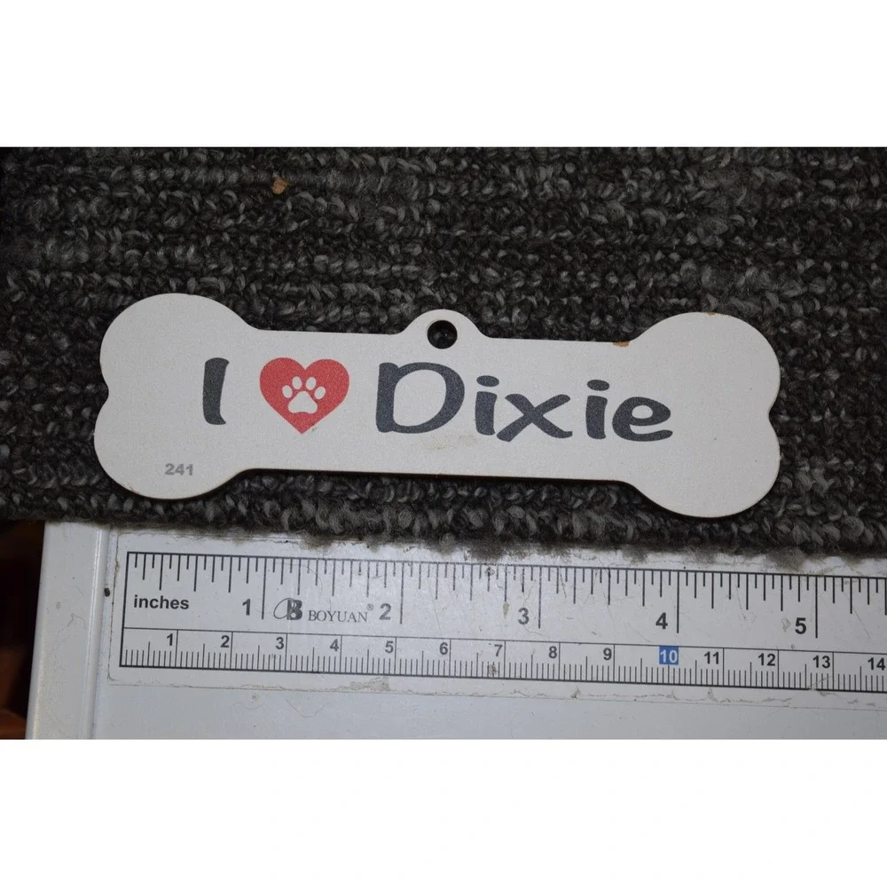 I love Dixie Doggy Bone Dog Collar Pet Refrigerator 5